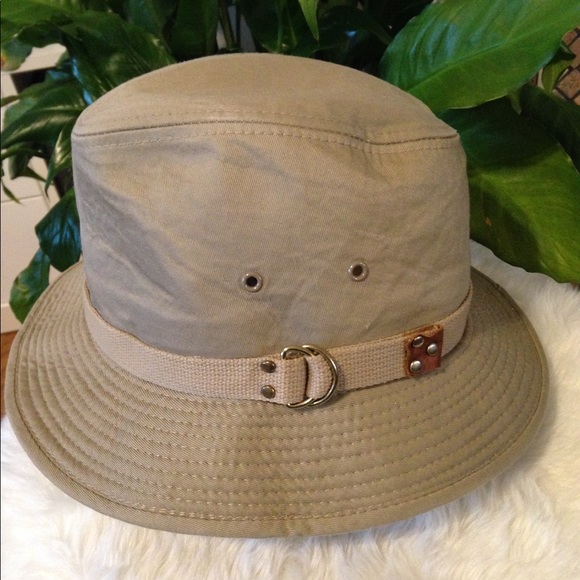 Dorfman Pacific Chapeau Fedora Safari En Coton Rondavel Olive - Protection Solaire IP50+